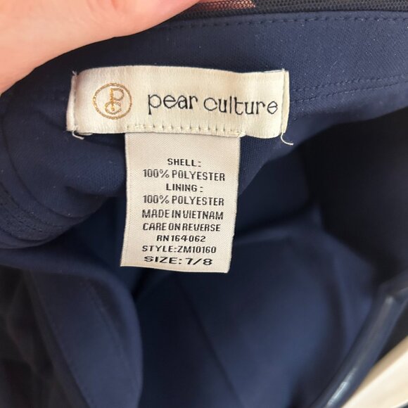 Navy Strapless Sweetheart Ball Gown Size 7/8 - Picture 4 of 6